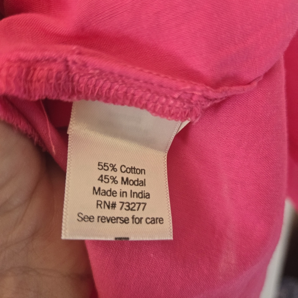 Pink V-Neck Ruffle Tank Top - Picture 6 of 9